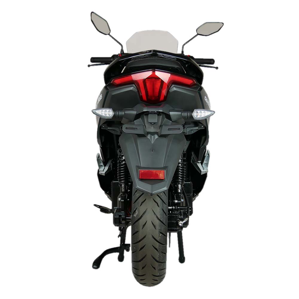 Scooter &eacute;lectrique 125 easy-watts vert face arriere